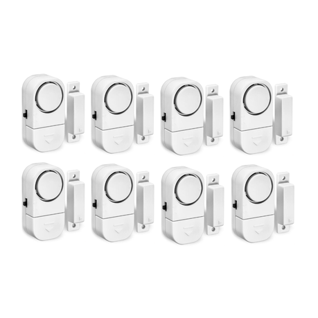 Anti-Theft Door and window security alarm pack of 8