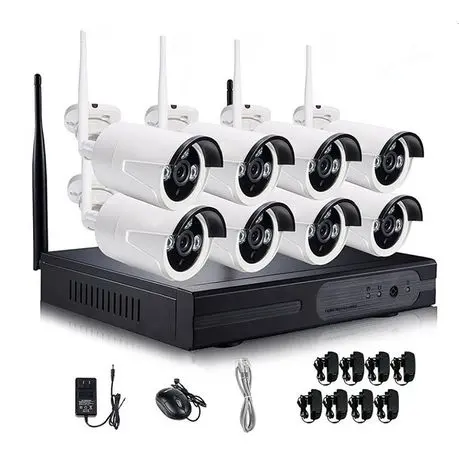 HD 8 Channel 720p Wireless IP Camera system